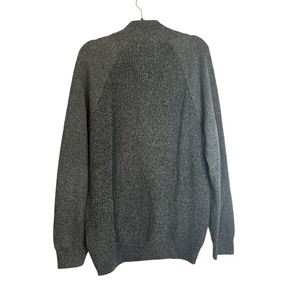 Weatherproof Vintage Knit Sweater Long Sleeve Men's XL 100% Cotton Gray 3 Button - Picture 5 of 5